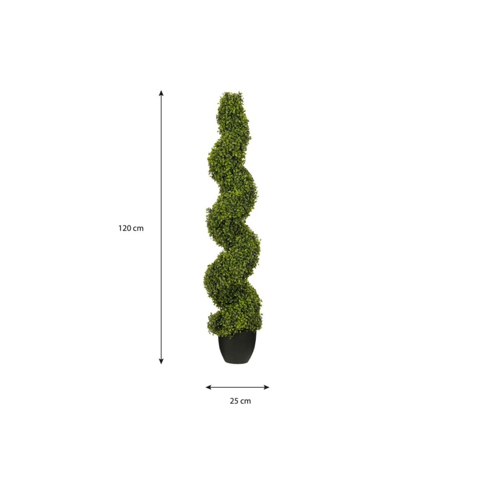 Plante artificielle vert plastique h120xl25xl25cm — vue 3