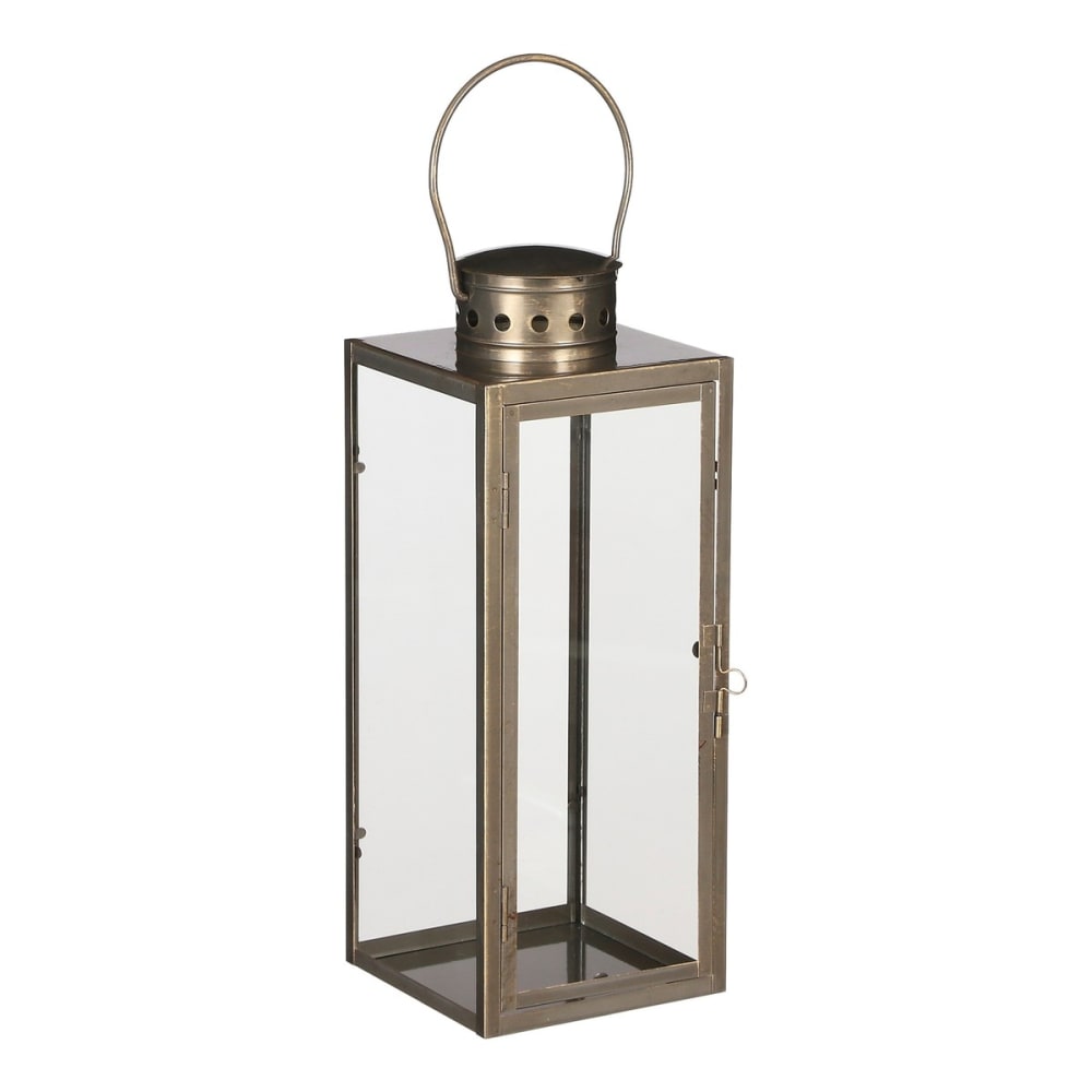 Lanterne doré fer h34.5xl13xl13.5cm — Beyit