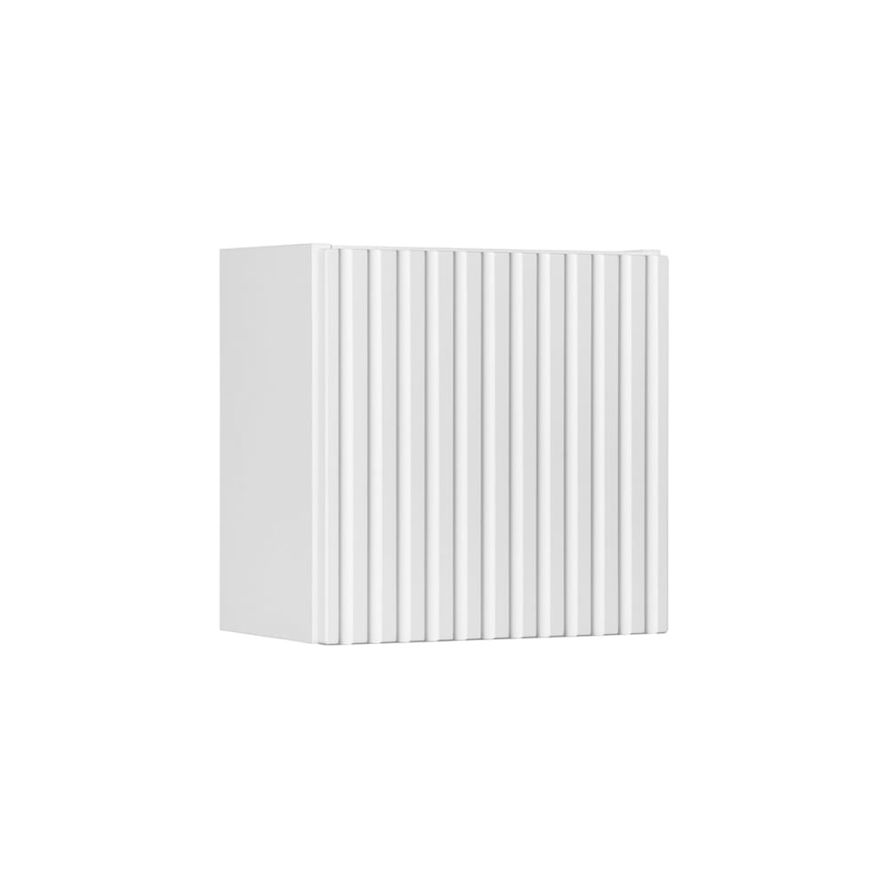 Armoire murale 1 porte panneaux stratifiés et mdf blanc Armoire murale 1 porte panneaux stratifiés et mdf blanc