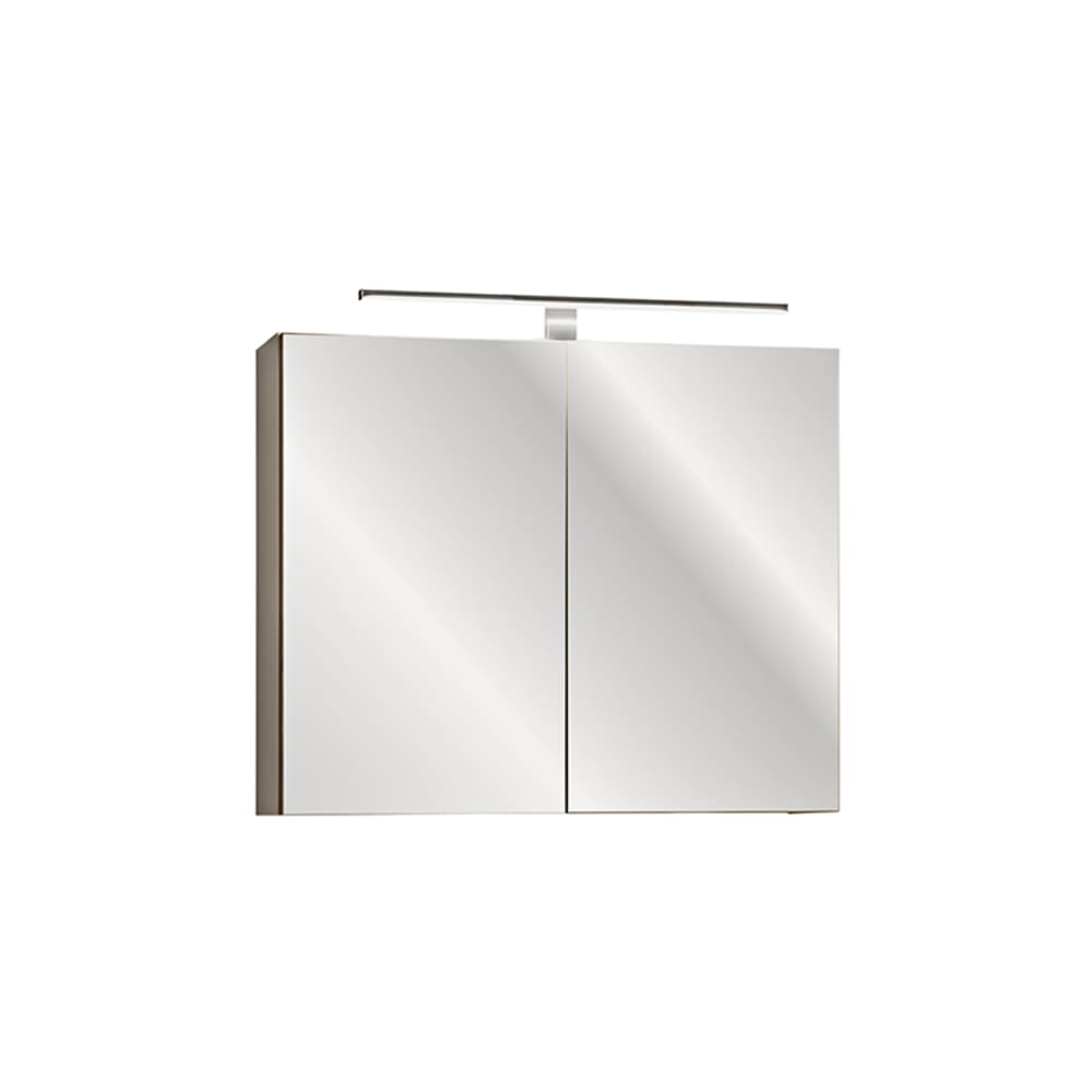 Miroir armoire murale stratifiés taupe