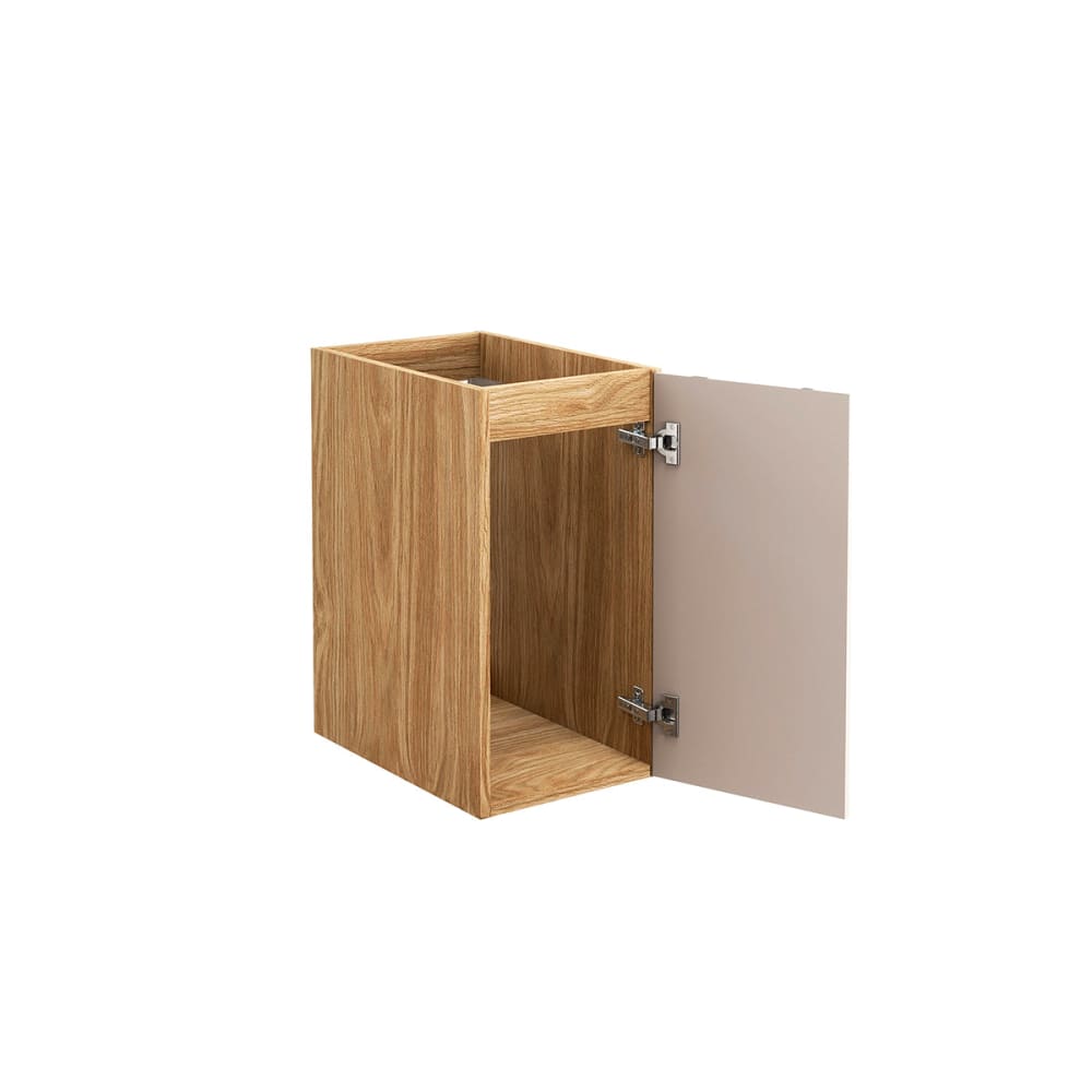 Halbsäule 1 Tür 30cm Melamin Beige und Holz - Maisons Du Monde