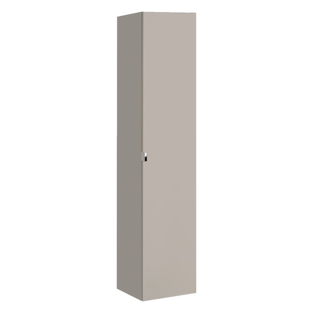 Colonne murale 1 porte panneaux stratifiés et mdf taupe Colonne murale 1 porte panneaux stratifiés et mdf taupe