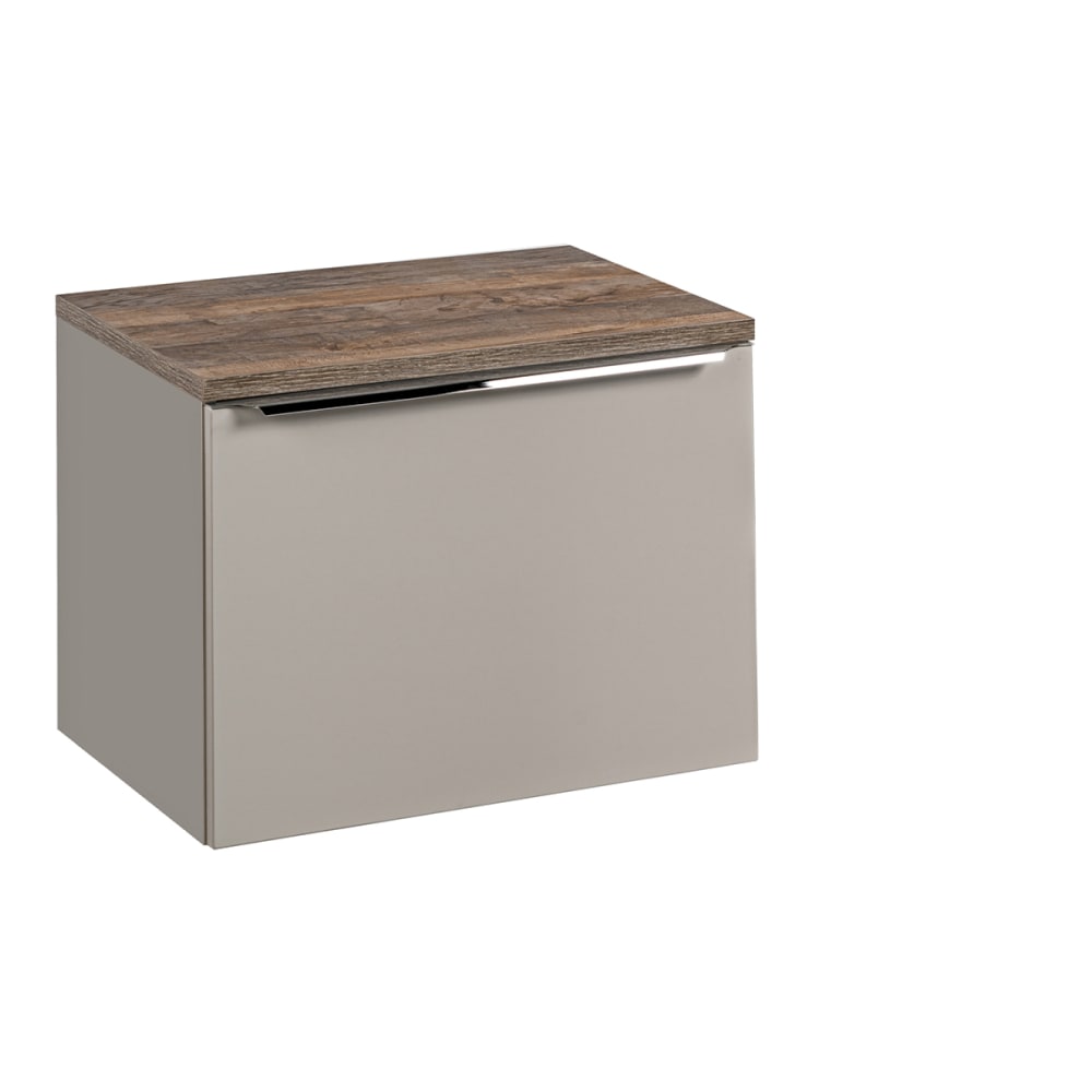 Meuble sous-vasque stratifiés taupe