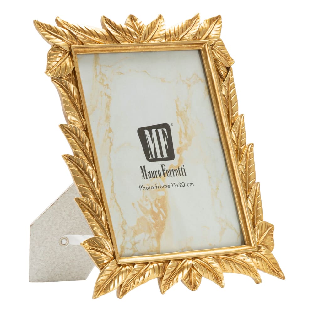 Cadre en résine dorée 21,2x1,7x26,8 cm (mesure intérieure 15x20 cm)