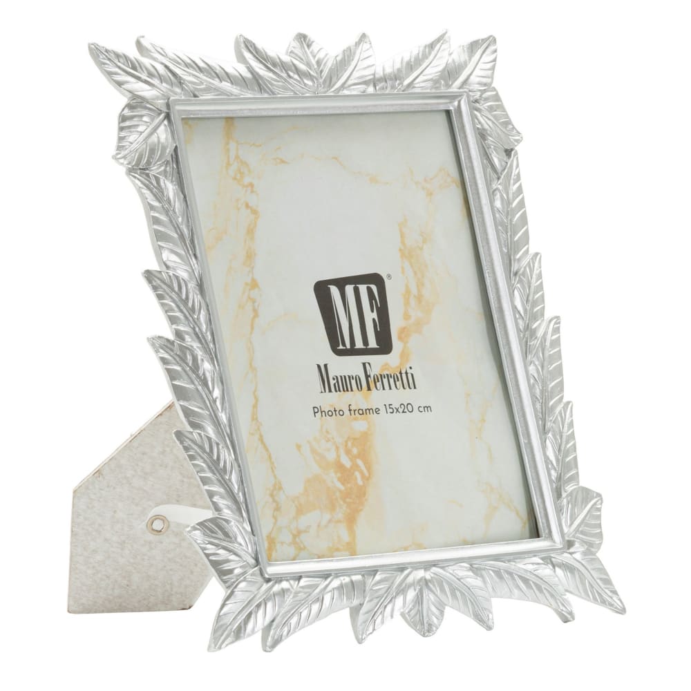 Cadre en résine argentée 21,2x1,7x26,8 cm (mesure intérieure 15x20 cm)