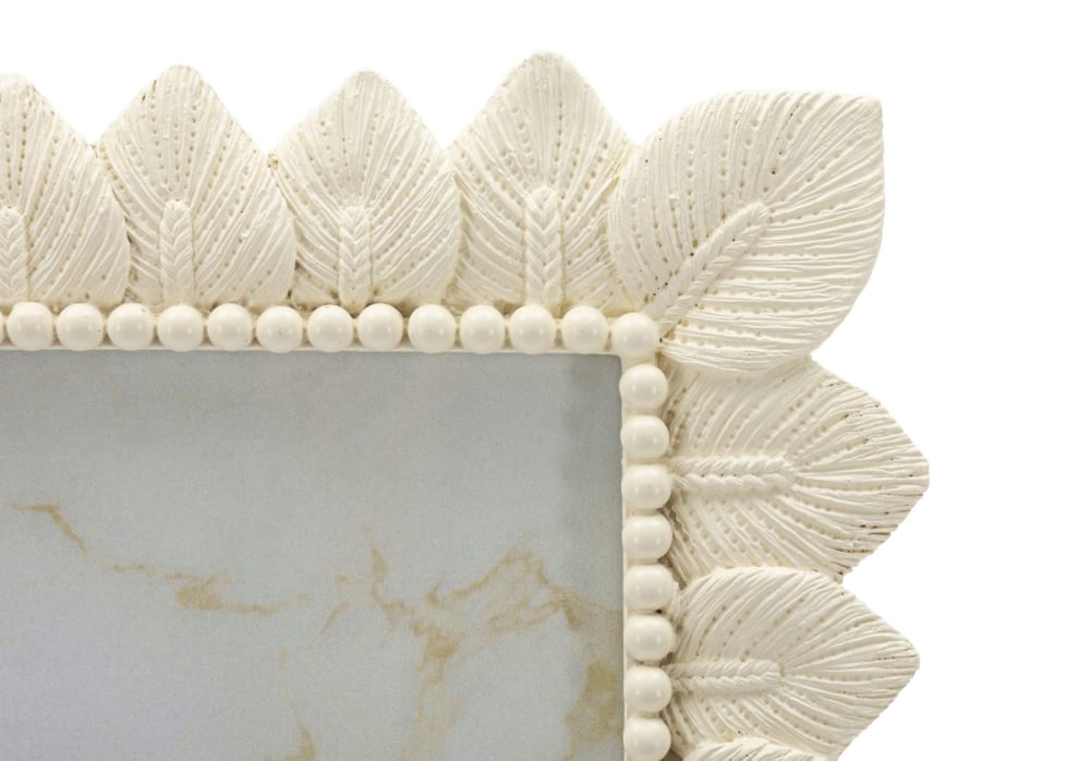 Cadre en résine crème 21,3x1,7x26,5 cm (mesure interne 15x20 cm) — vue 4