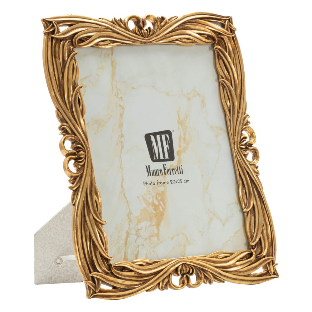 Cadre en résine dorée 27,5x2x32,5 cm (mesure intérieure 20x25 cm)