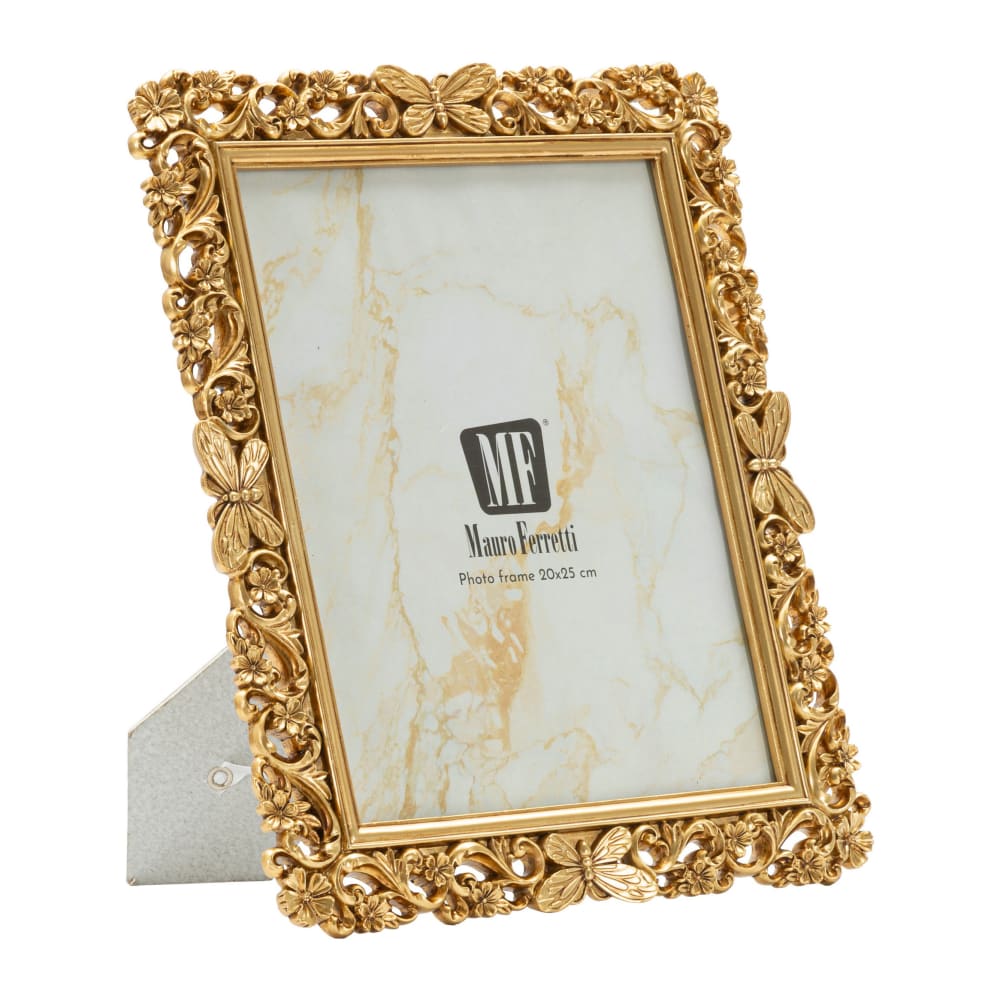 Cadre en résine dorée 27,8x1,8x32,5 cm (mesure intérieure 20x25 cm)