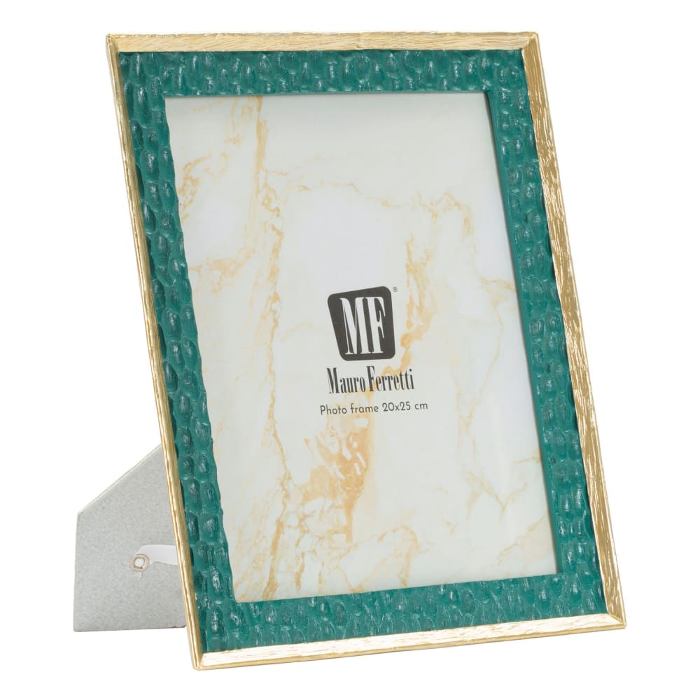 Cadre en résine verte 25,3x2x30,3 cm (mesure intérieure 20x25 cm)