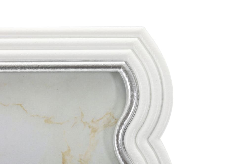 Cadre en résine blanche 19,9x1,5x25,2 cm (mesure interne 15x20 cm) — vue 4