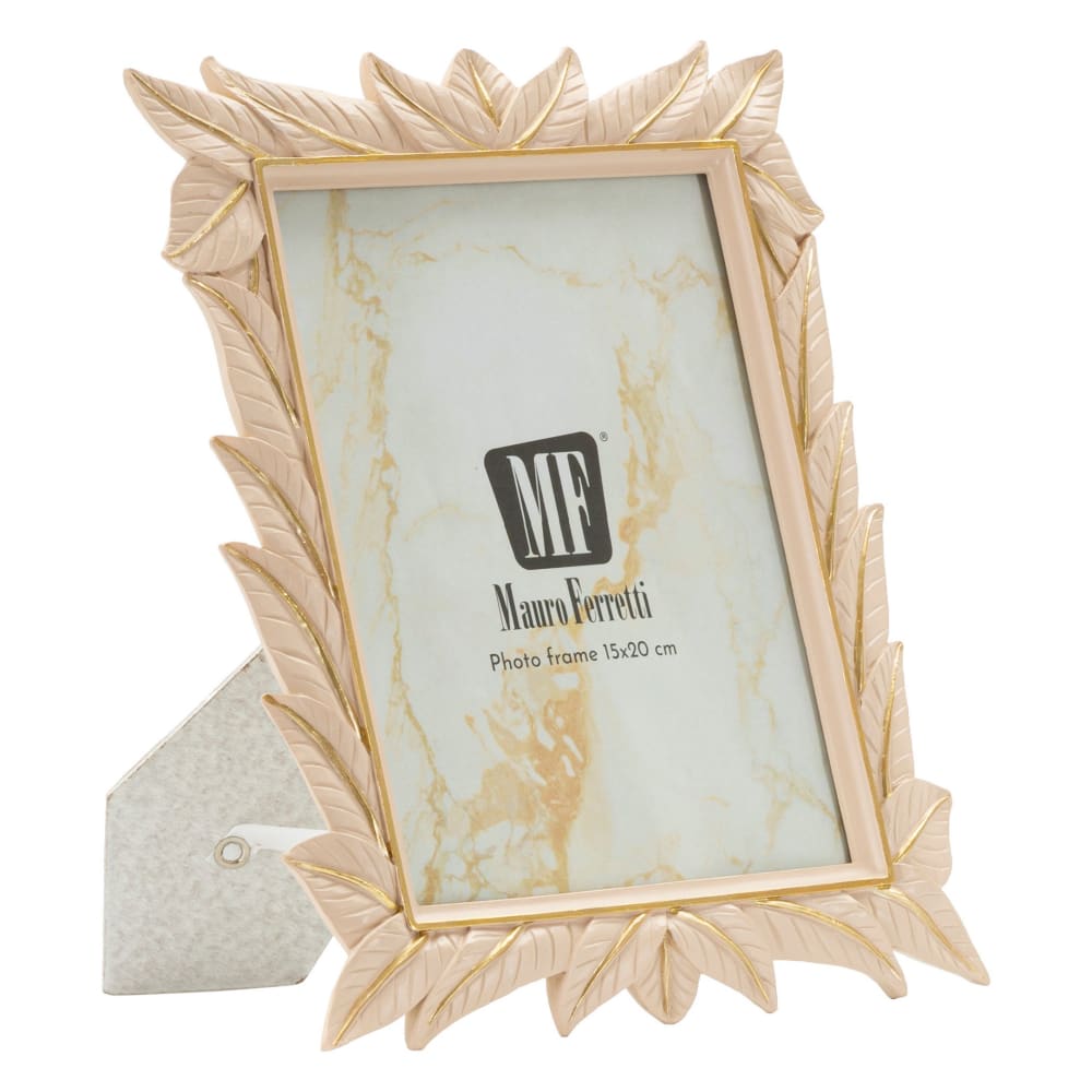 Cadre en résine dorée 21,2x1,7x26,8 cm (mesure interne 15x20 cm)