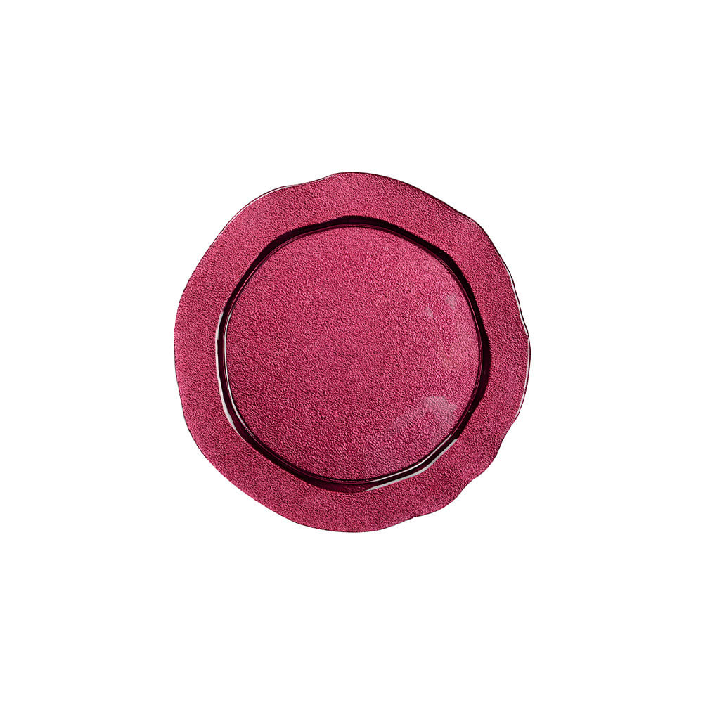 plato de presentacion fucsia