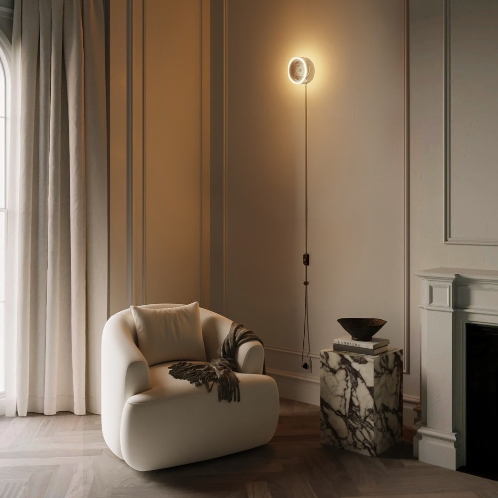 Wandlampe Mit Ring-glühbirne - Maisons Du Monde