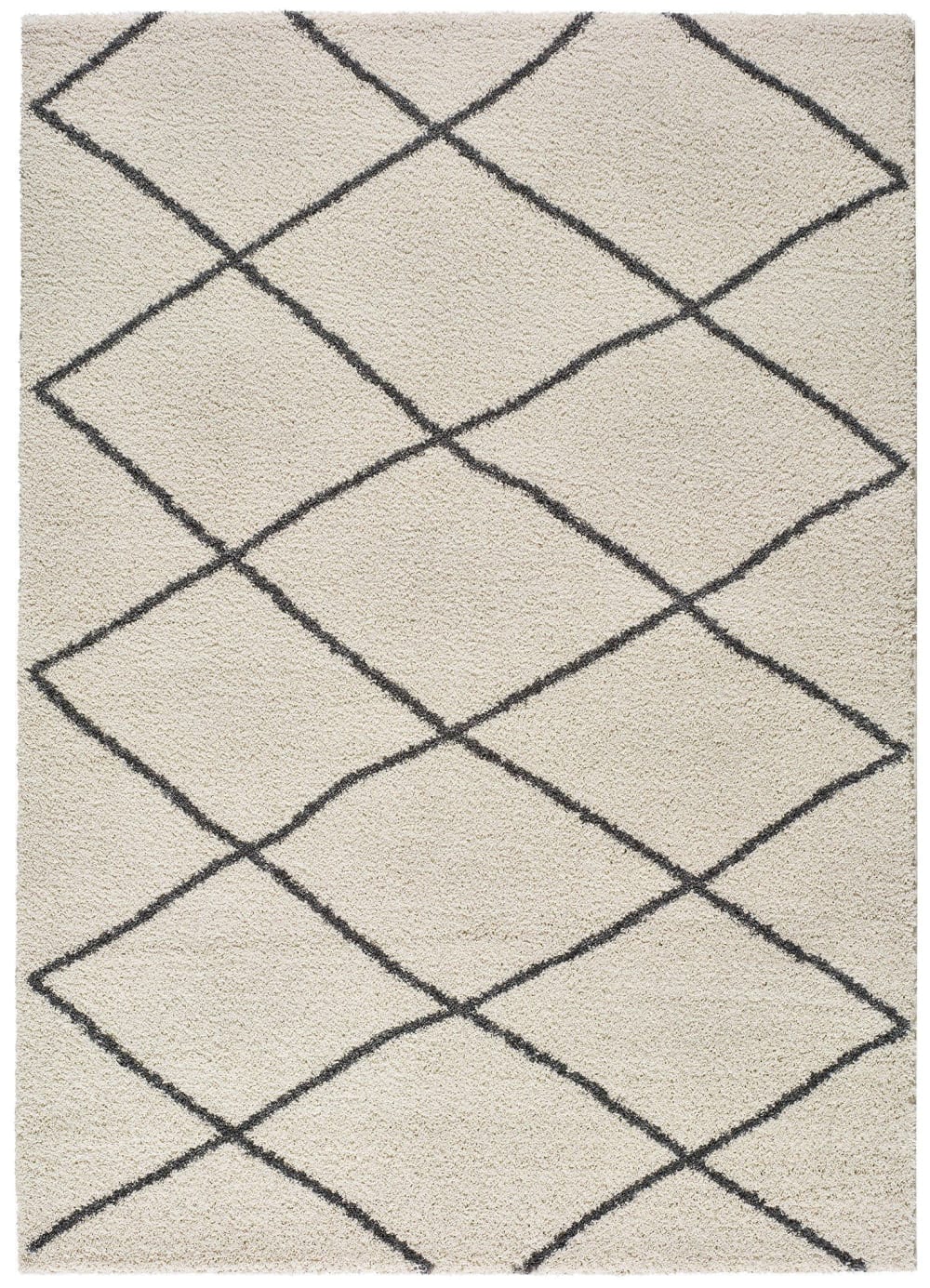 Tapis shaggy ethnique