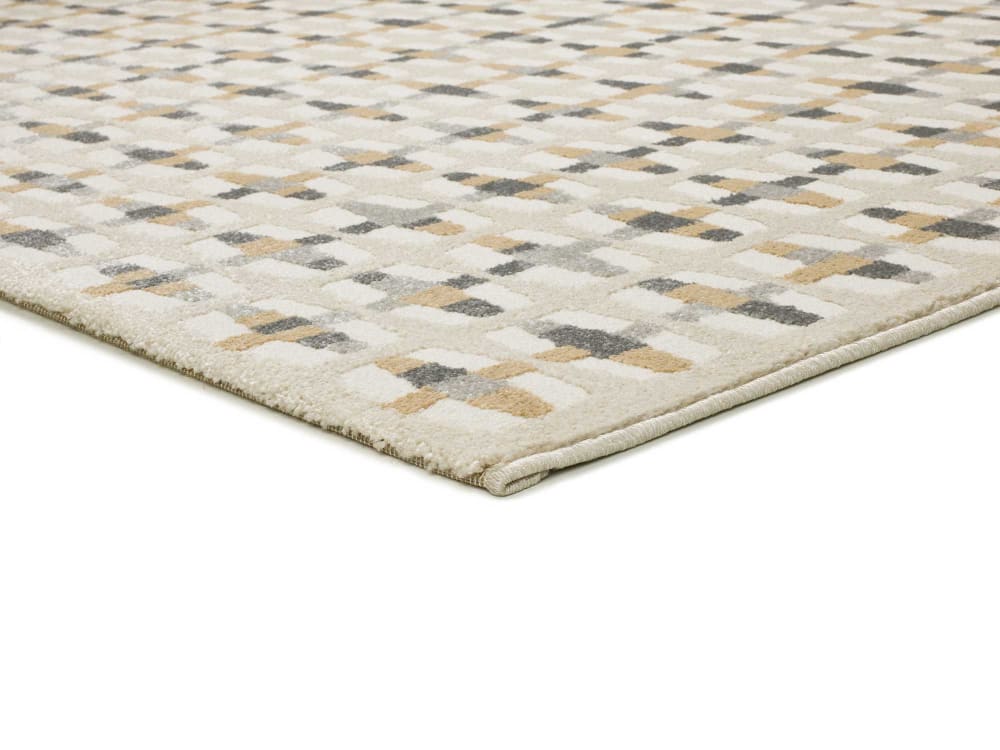 Tapis à relief beige/gris 200x290 cm — vue 4