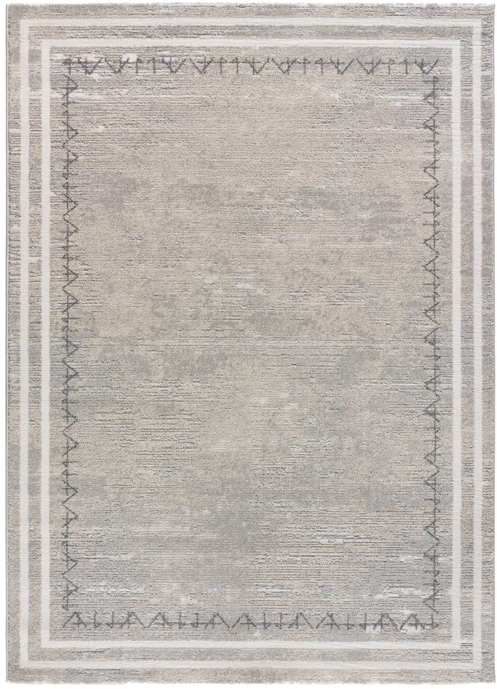 Tapis abstrait gris/beige