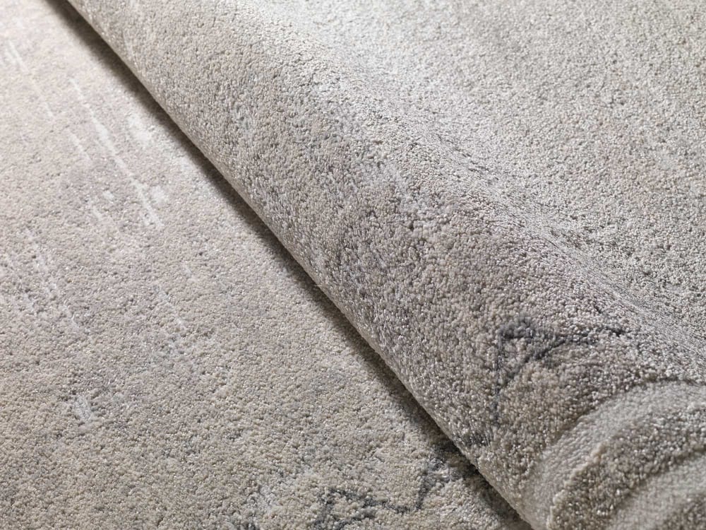 Tapis abstrait gris/beige 200x300 cm — vue 4