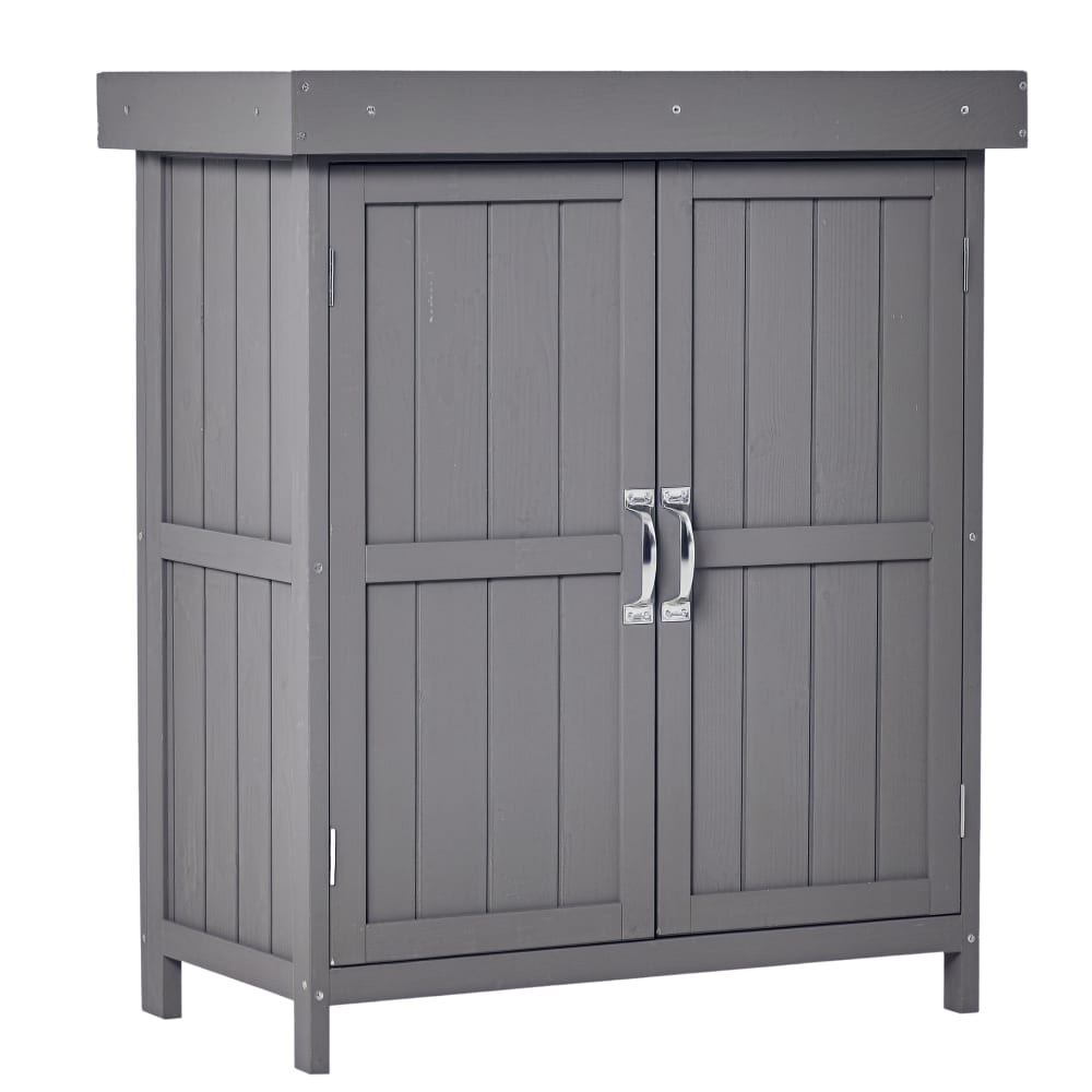 Armoire de jardin double porte bois massif sapin