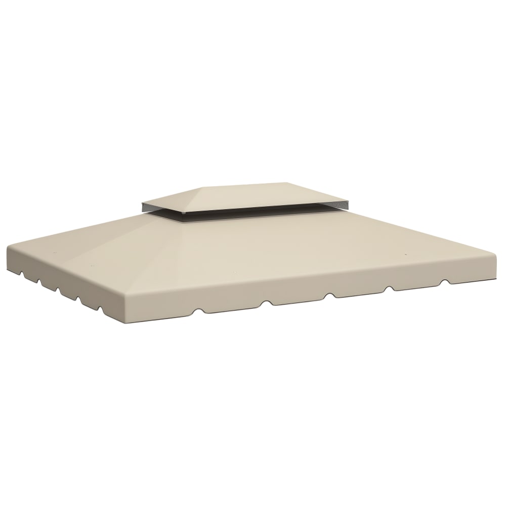 Toile de rechange pour pavillon haute densité tissu polyester beige