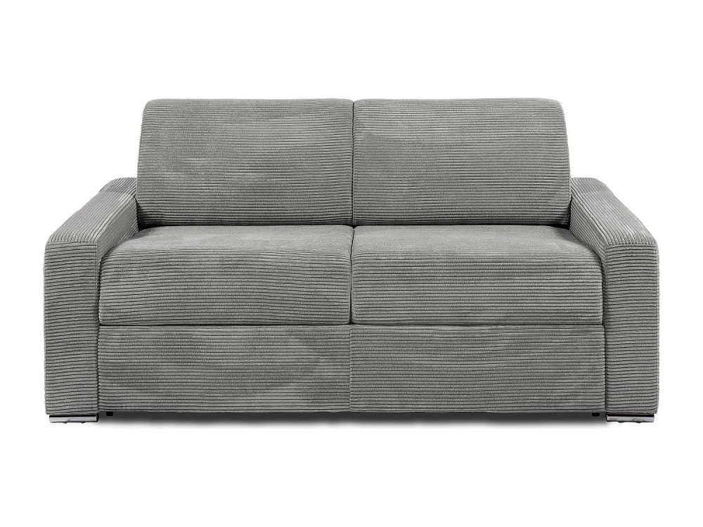 Canapé convertible velours 3 places gris clair} Canapé convertible velours 3 places gris clair}