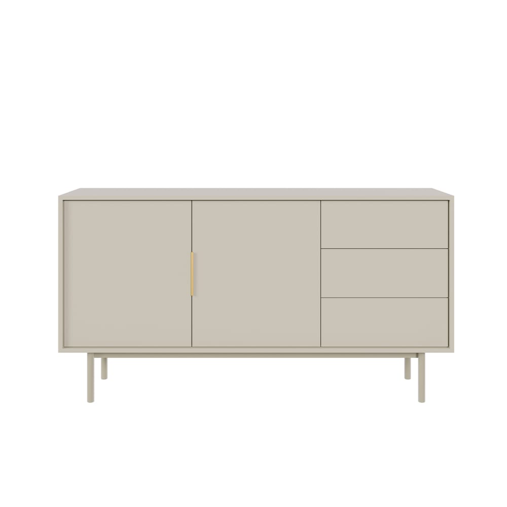 Buffet  cachemire 2 portes 3 tiroirs 154cm