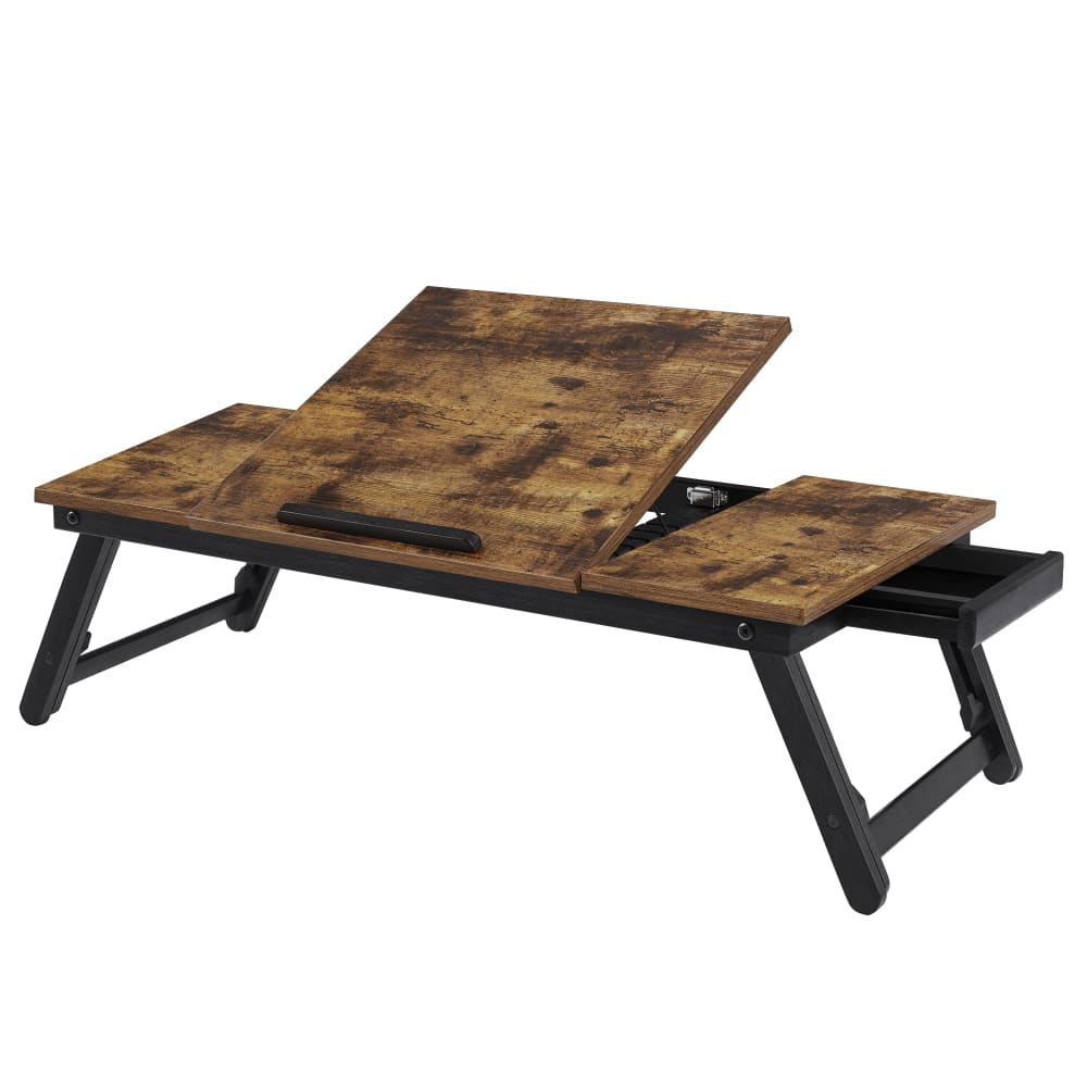 Support pour ordinateur portable jusqu'à 14,3 pouces marron foncé
