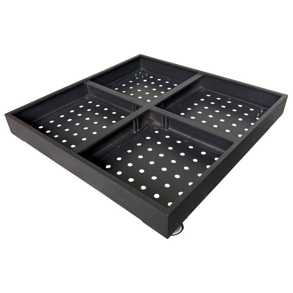 Pied de lestage avec roulettes pour parasol déporté