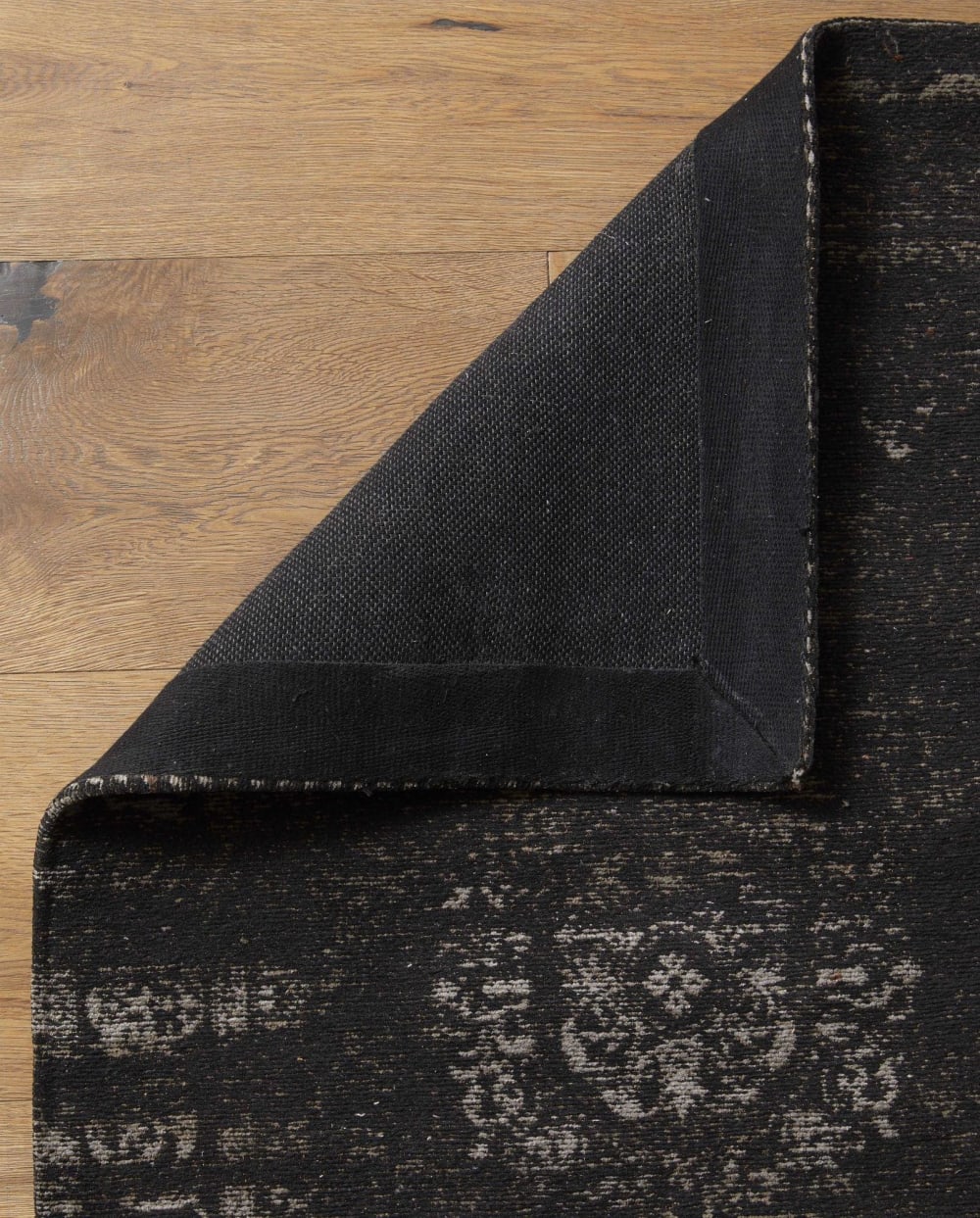 Webteppich 160*240cm, Dunkelgrau/Schwarz - Maisons Du Monde
