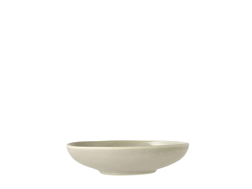 Assiette à pâtes 21cm en grès beige doux Assiette à pâtes 21cm en grès beige doux