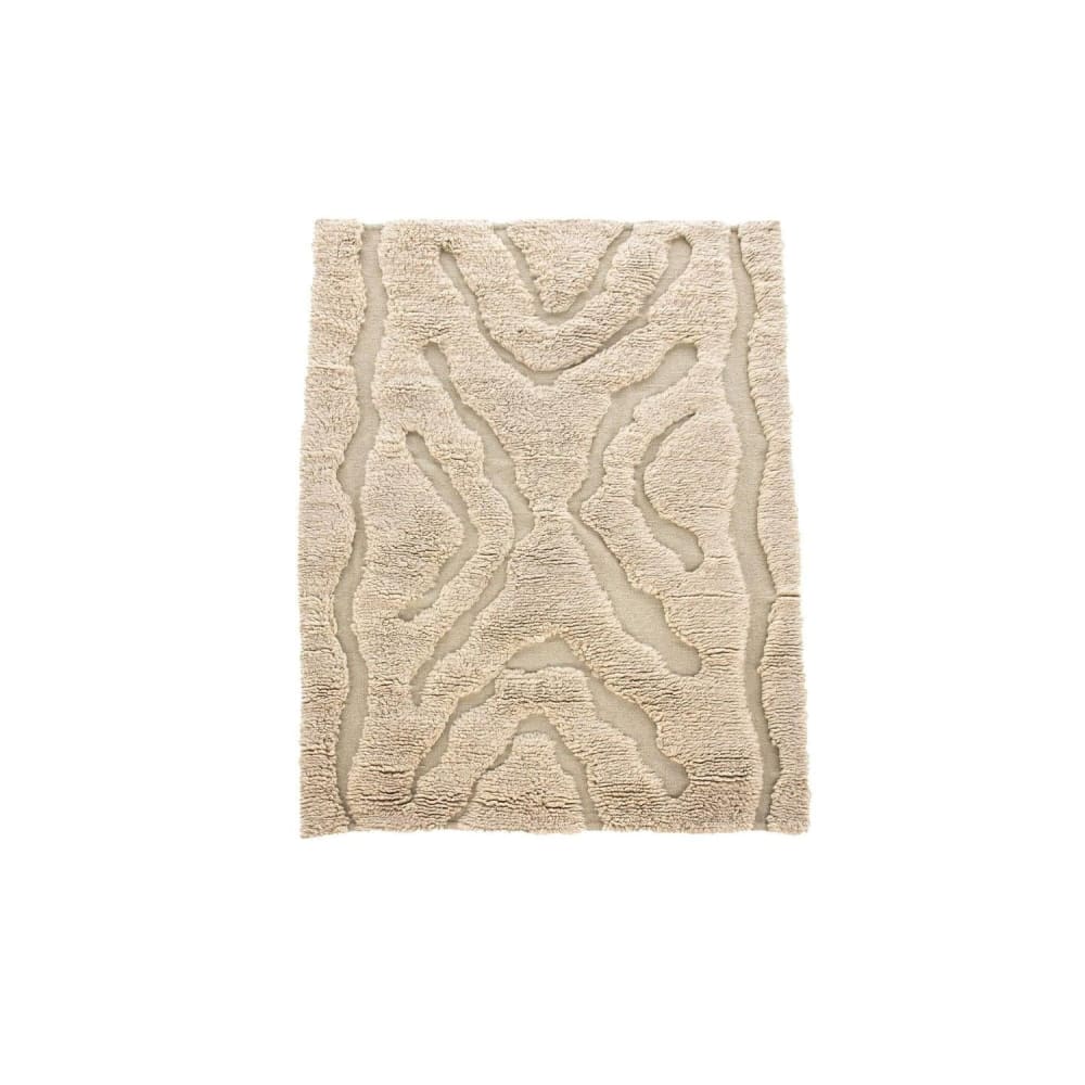 Vind Teppich Trondheim x Josefin Lustig 200*300cm, beige/Weiß - Naturfasern