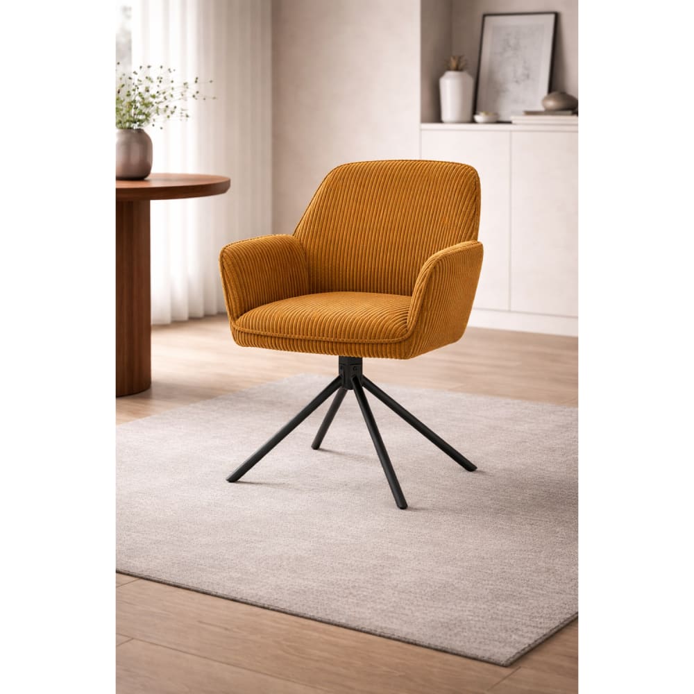 2er-Set Armlehnstühle Noah Hyper, Curry - Maisons Du Monde