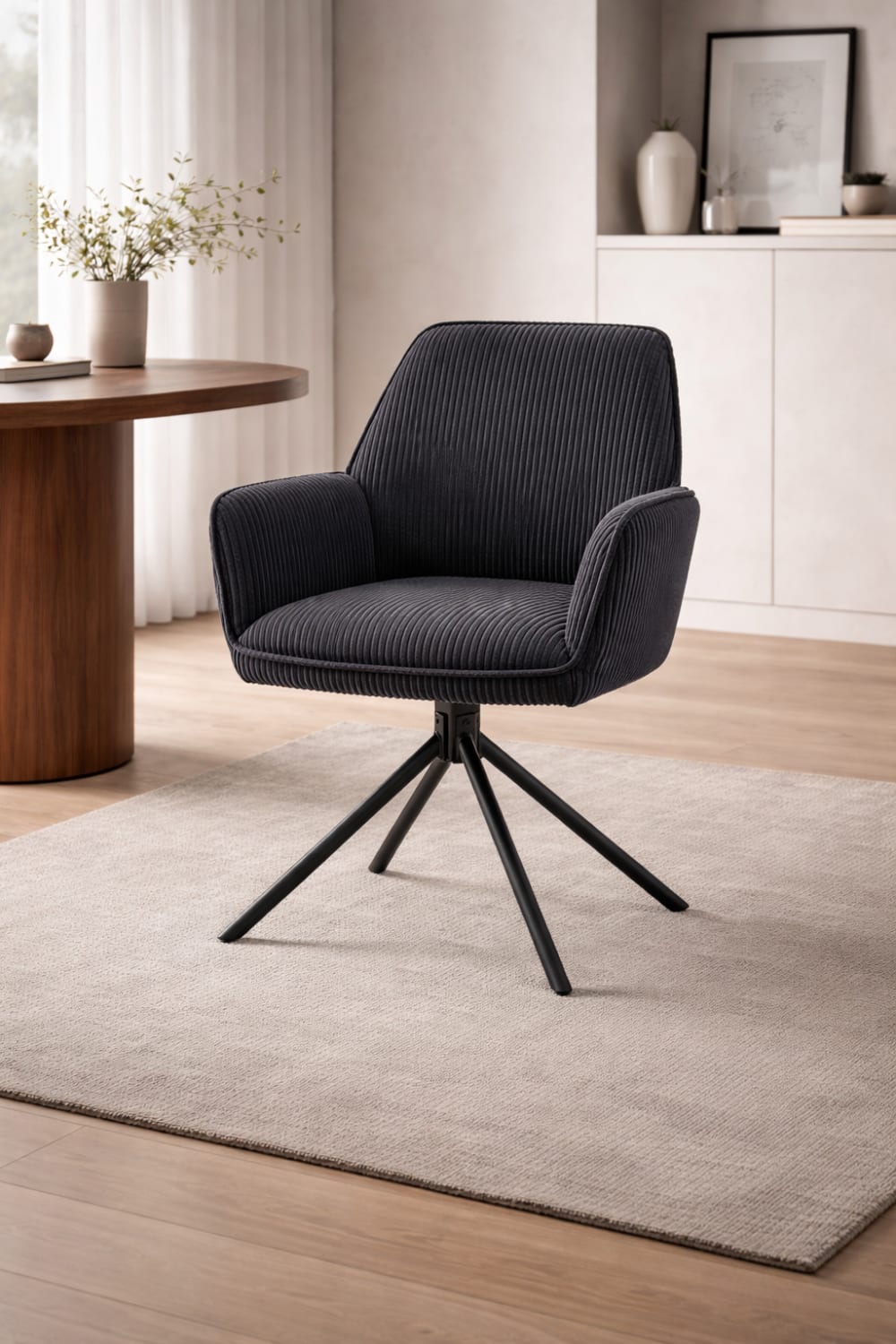 2er-Set Armlehnstühle Noah Hyper, Grau - Maisons Du Monde