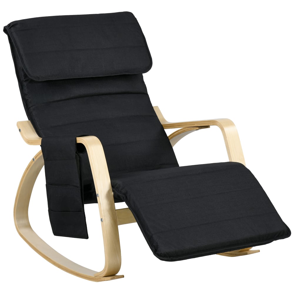 fauteuil à bascule repose-pieds