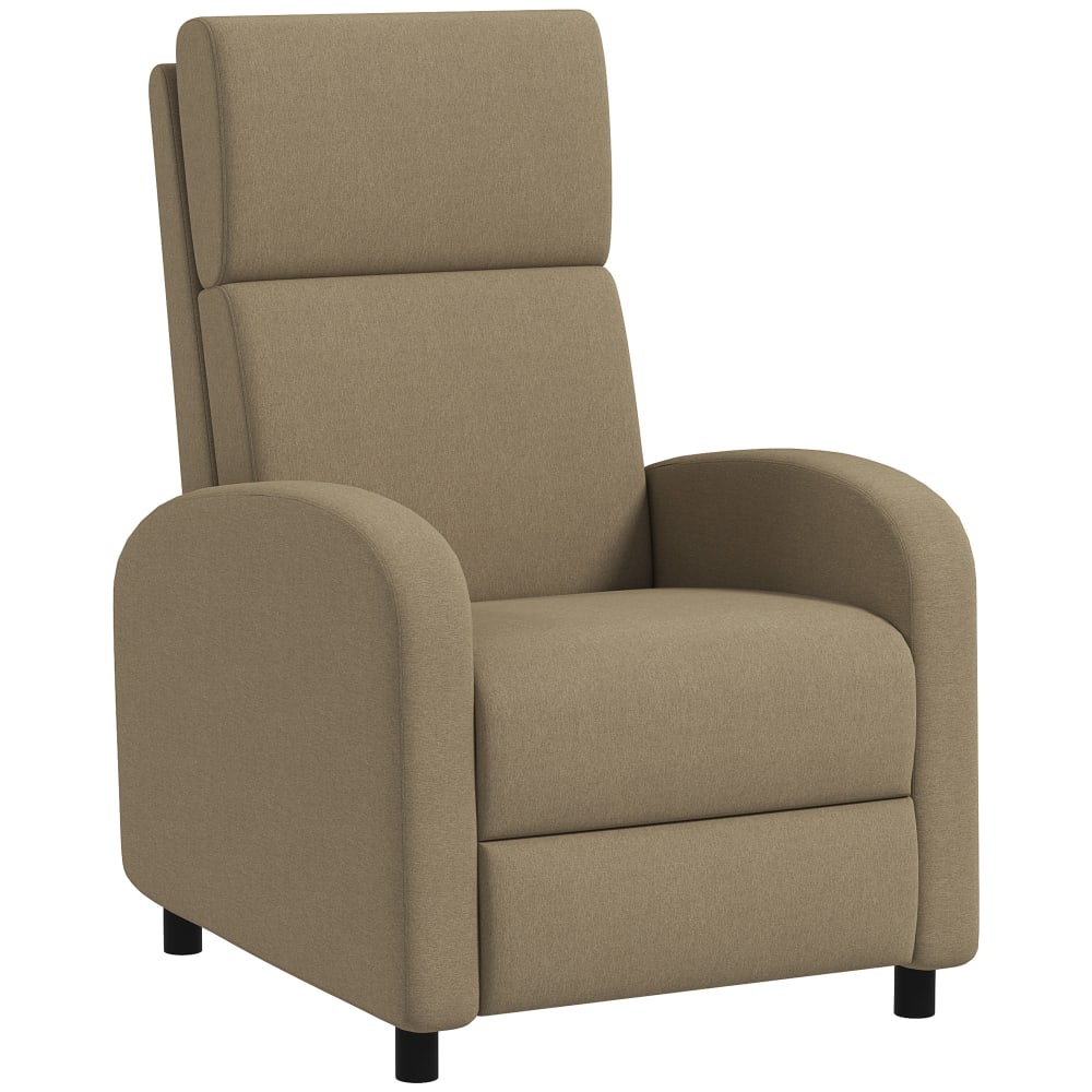 Fauteuil relax inclinable tissu beige