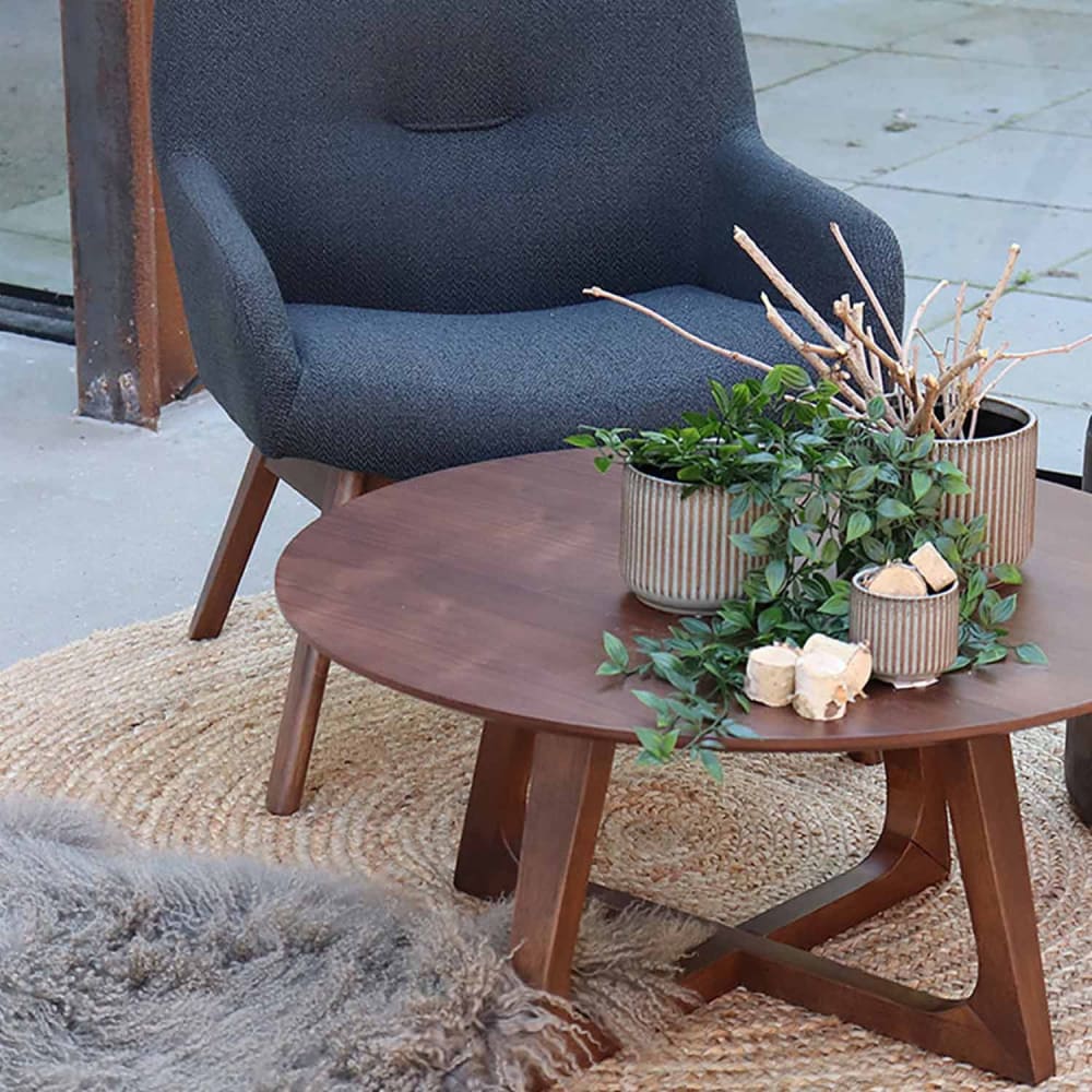 Tapis rond en jute naturelle naturel D180 cm — vue 4