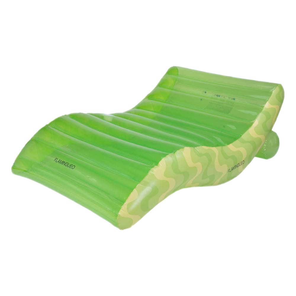 Chaise Longue Gonflable Piscine PVC Vert Chaise Longue Gonflable Piscine PVC Vert