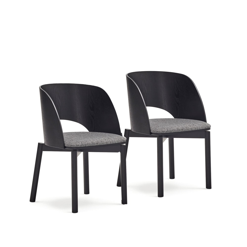 Lot de 2 chaises en contreplaqué