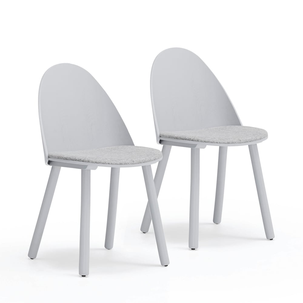 Lot de 2 chaises en contreplaqué