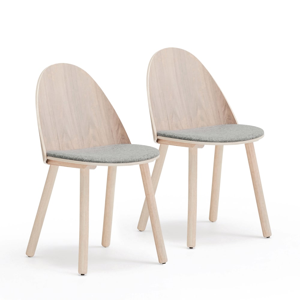 Lot de 2 chaises en contreplaqué