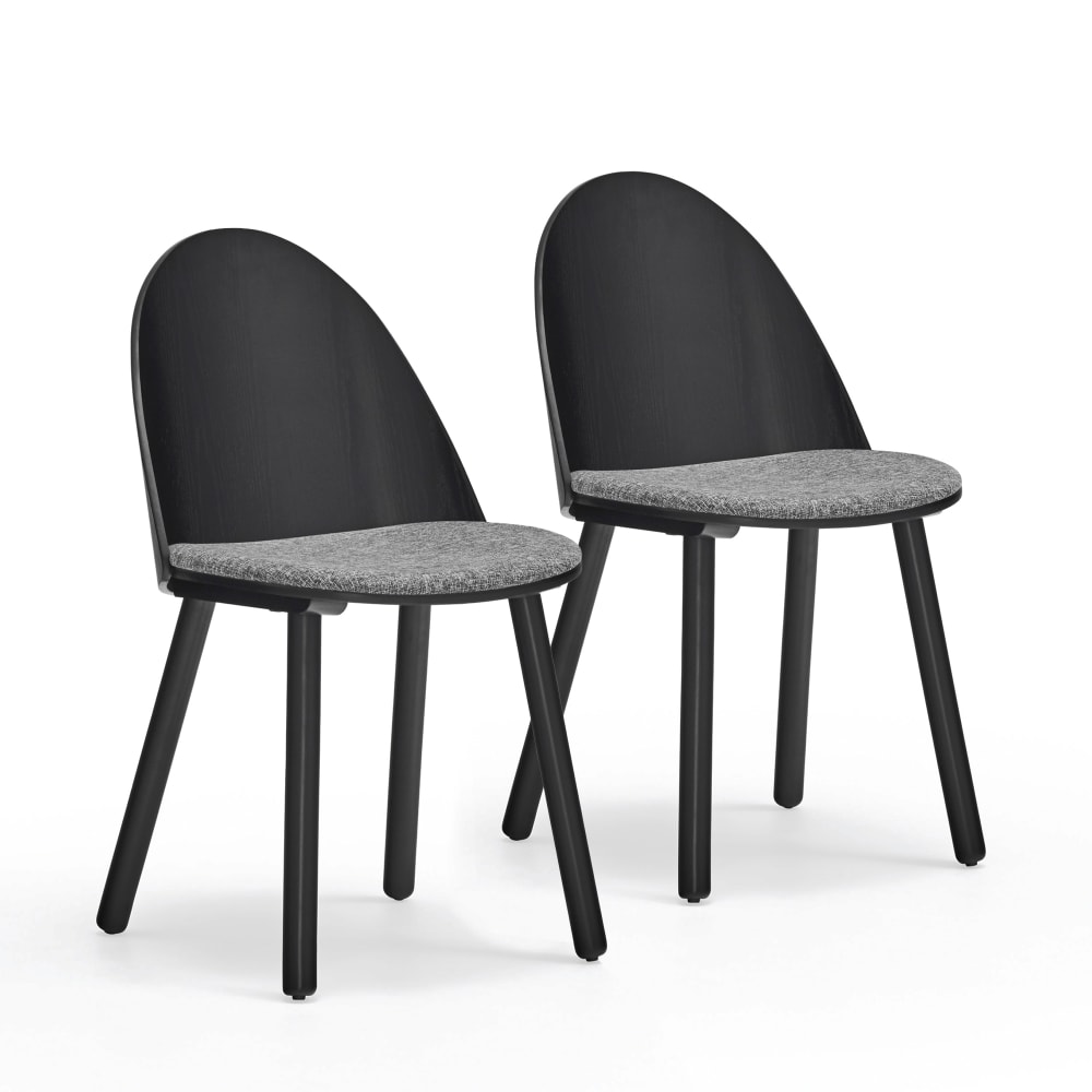 Lot de 2 chaises en contreplaqué