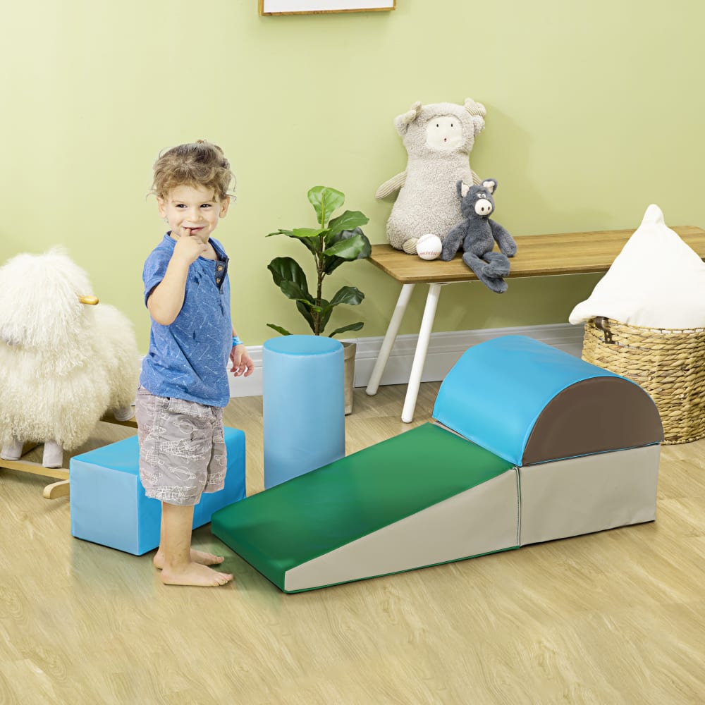 Parcours motricité bébé blocs de construction mousse epe multicolore