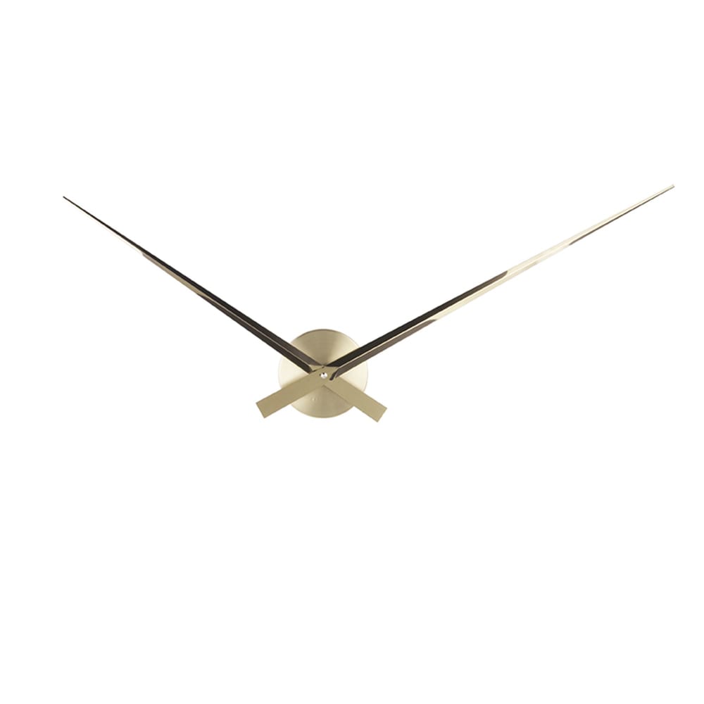 Horloge murale aluminium couleur doré ø77,5cm — Beyit