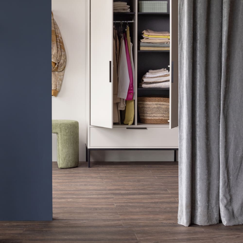 Kleiderschrank mit 2 Türen aus Kiefer, Beige - Maisons Du Monde