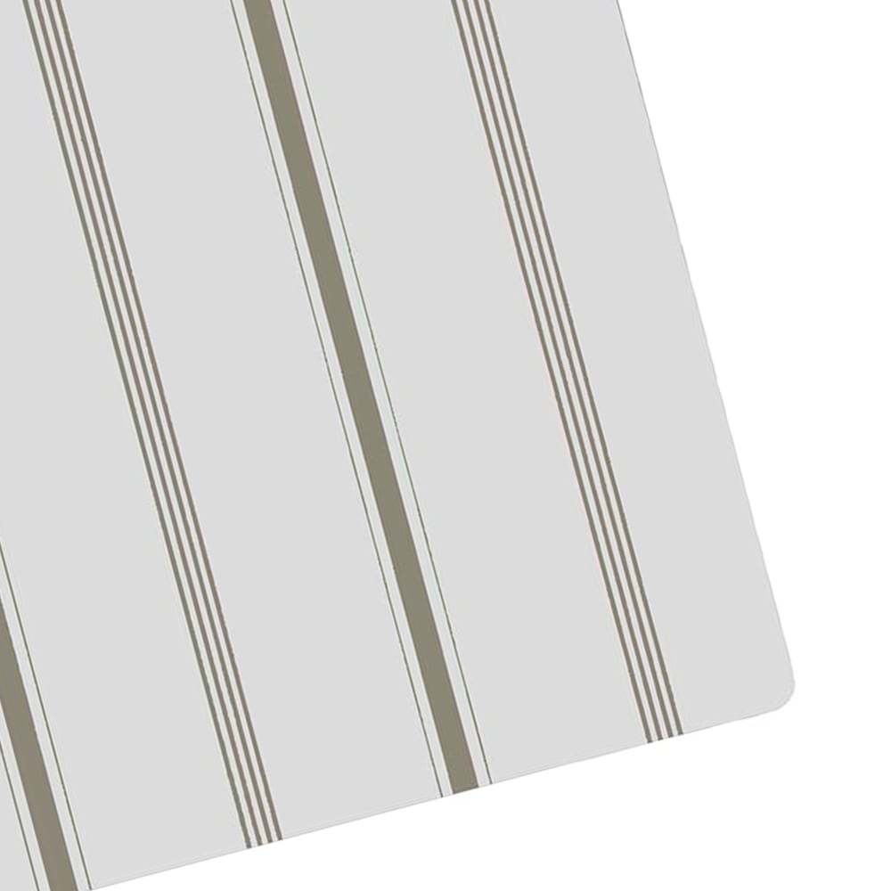 Set de table rectangulaire vert et blanc à rayures 43.5x28cm — vue 3