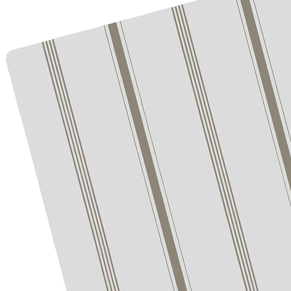 Set de table rectangulaire vert et blanc à rayures 43.5x28cm — vue 4