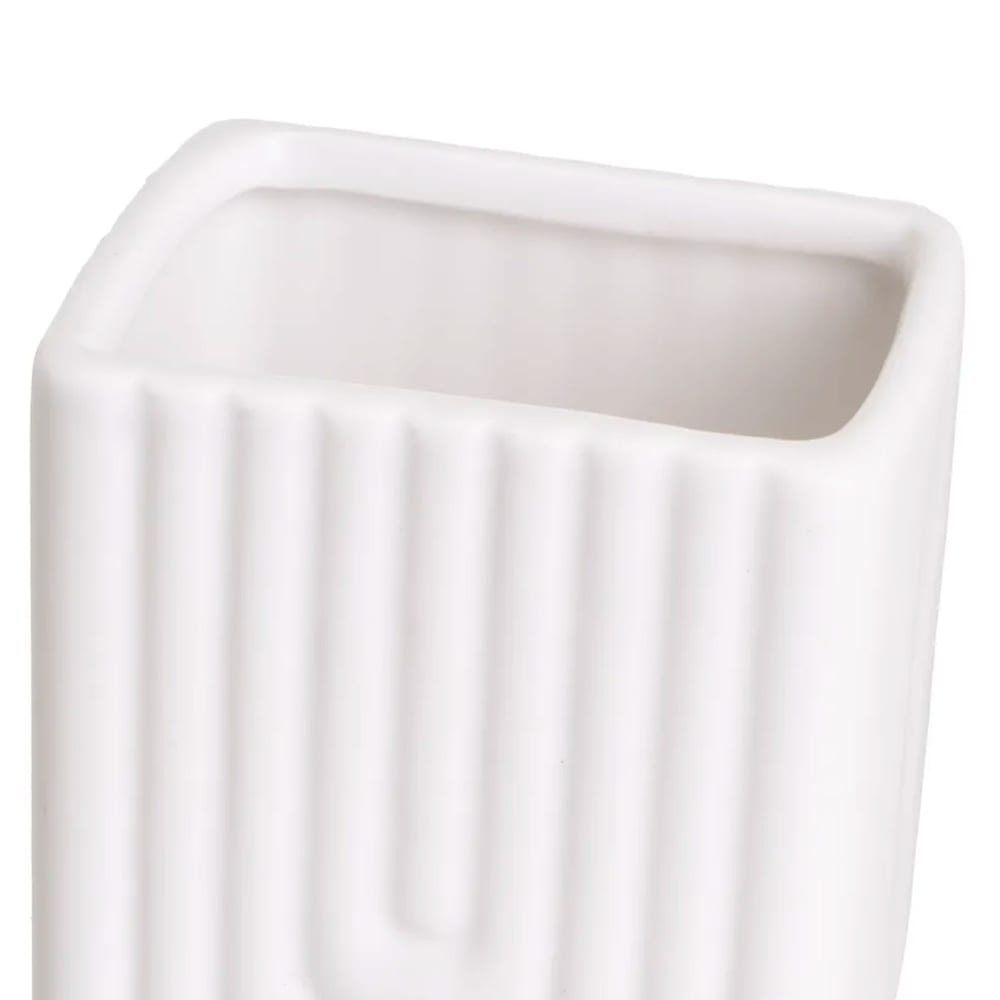 Set salle de bain céramique blanc et doré - image 3