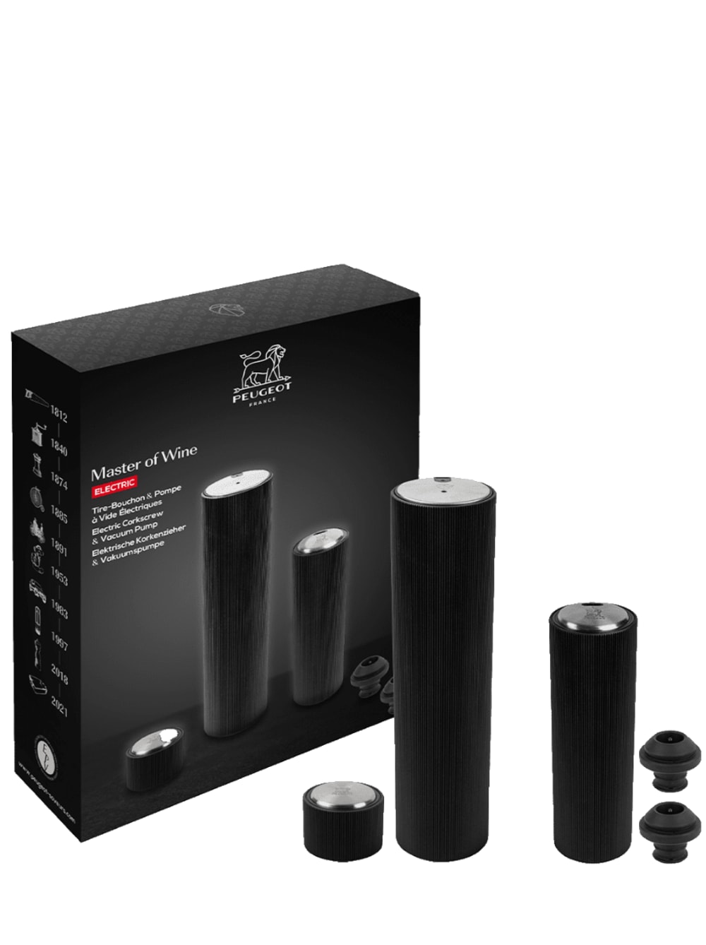 Master of Wine Coffret cadeau - Tire-bouchon électrique Line Reverse