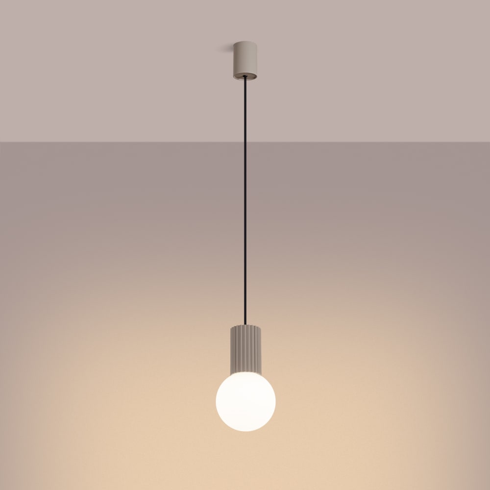 Suspension Aluminium Taupe G9 1 Halo — vue 4