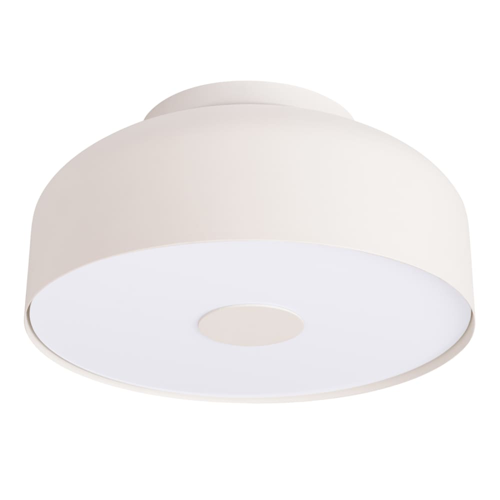 Sollux Lighting Deckenleuchte aus Stahl/PVC in Beige style modern Beige Edelstahl