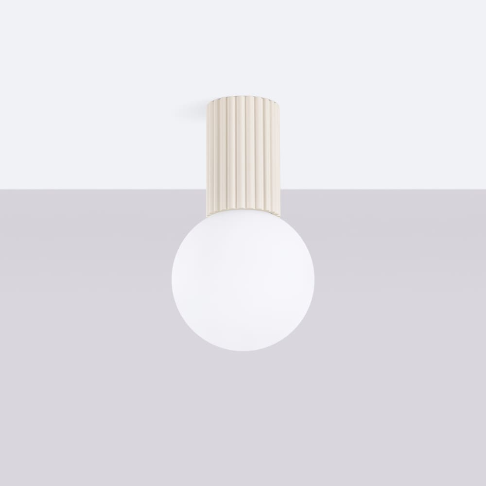 Plafonnier Aluminium Beige G9 1 Halo — vue 3
